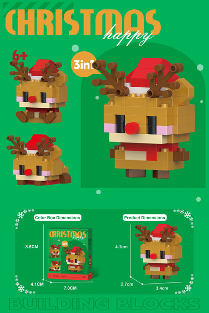 Christmas Elk Building Block (1Pc)