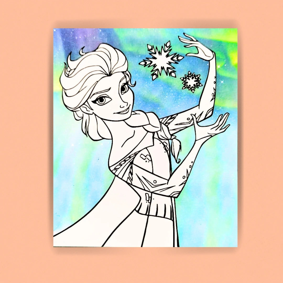 Enchanted  Queen Colouring Sheet (1pc)