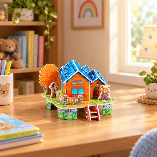 Cozy Forest Cabin 3D puzzle (1Pc)