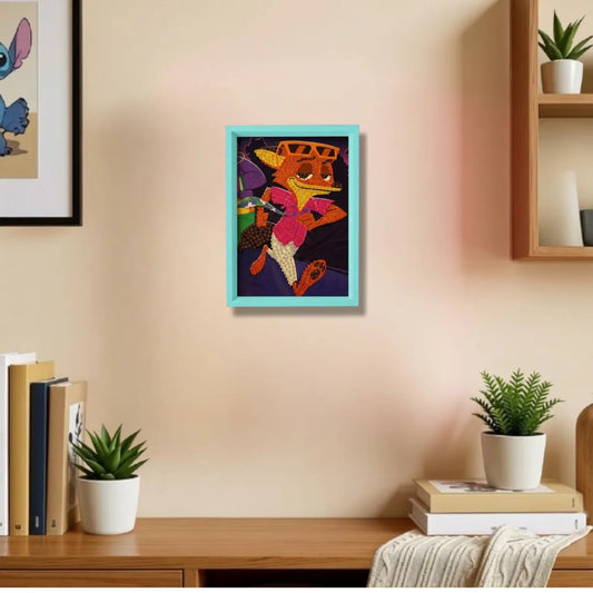 Funky Fox Diamond Painting Kit (1Pc)