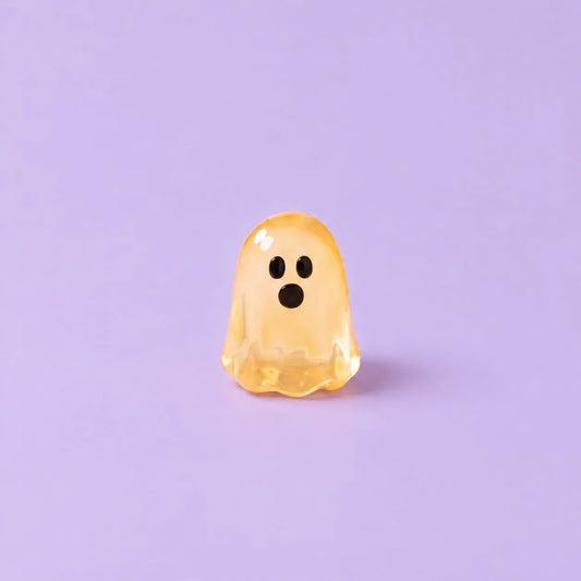 Miniature Glow Ghost Assorted (1pc) displayed on a purple background