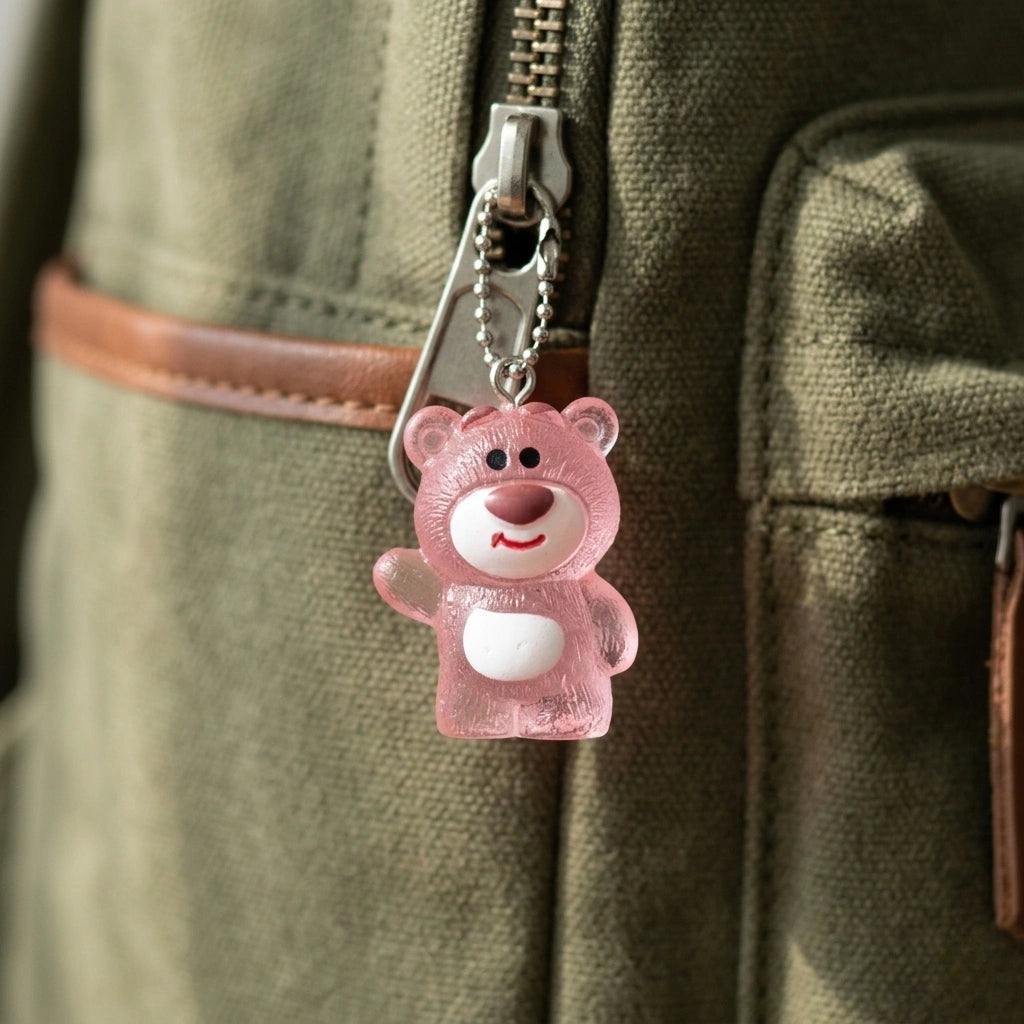 Miniature Glow Pink Bear Assorted (1pc)