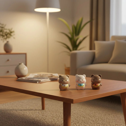 Miniature Cute Resin Bear (1pc)