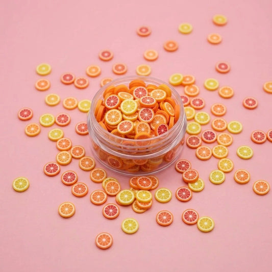 Miniature Resin Orange Slice (10pcs)