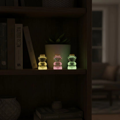 Miniature Glow Honey Bear Assorted (1pc)