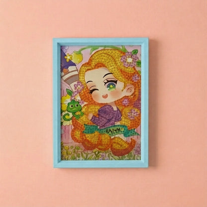 Flower Hair Girl Diamond Painting Kit (1pc)