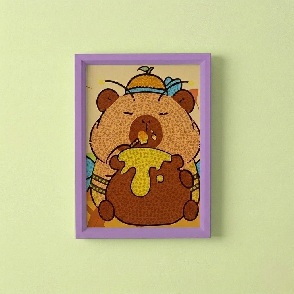 Hungry Bear Diamond Painting Kit (1pc)