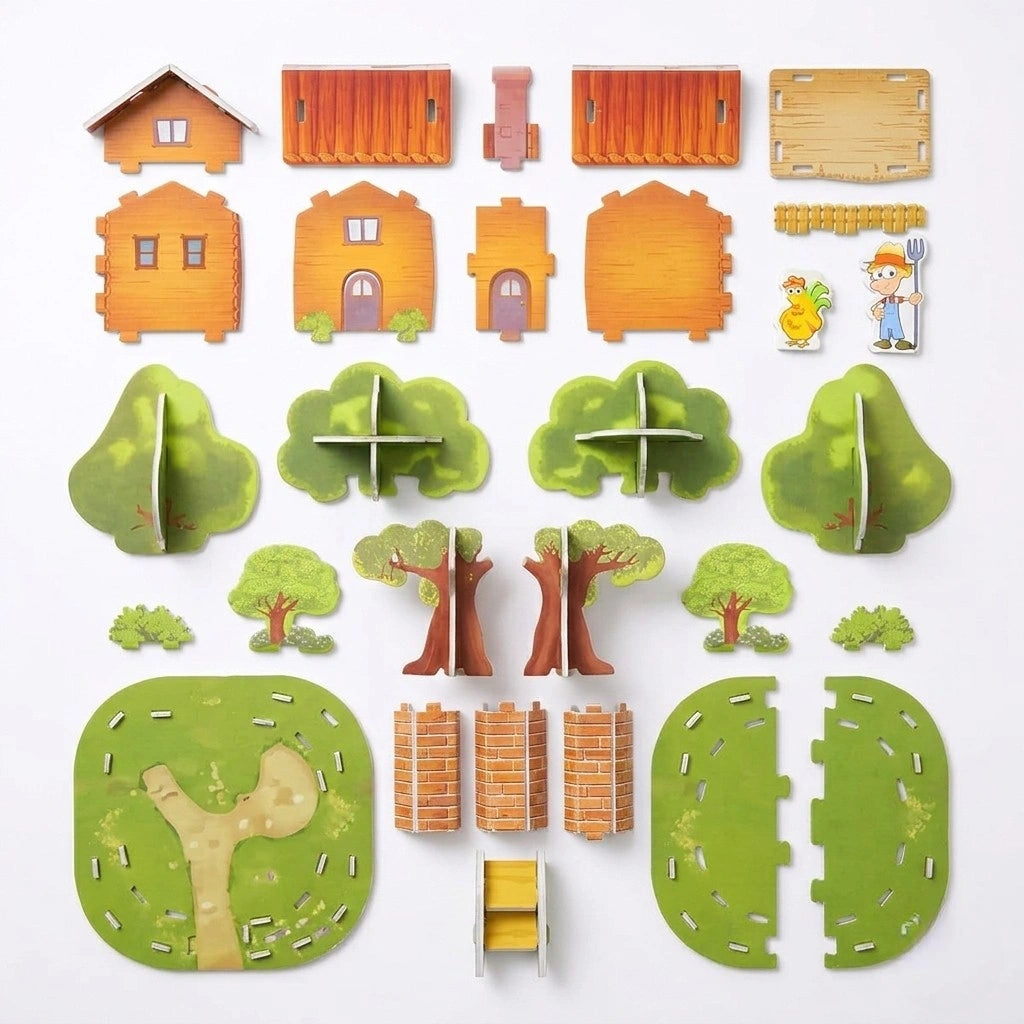 Woodland Treehouse Cottage 3D Puzzle (1Pc)