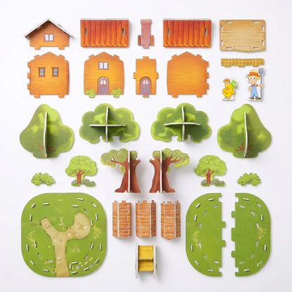 Woodland Treehouse Cottage 3D Puzzle (1Pc)