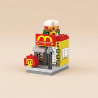 Golden Bite Street Diner Building Block (1Pc)