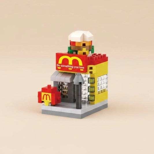 Golden Bite Street Diner Building Block (1Pc)