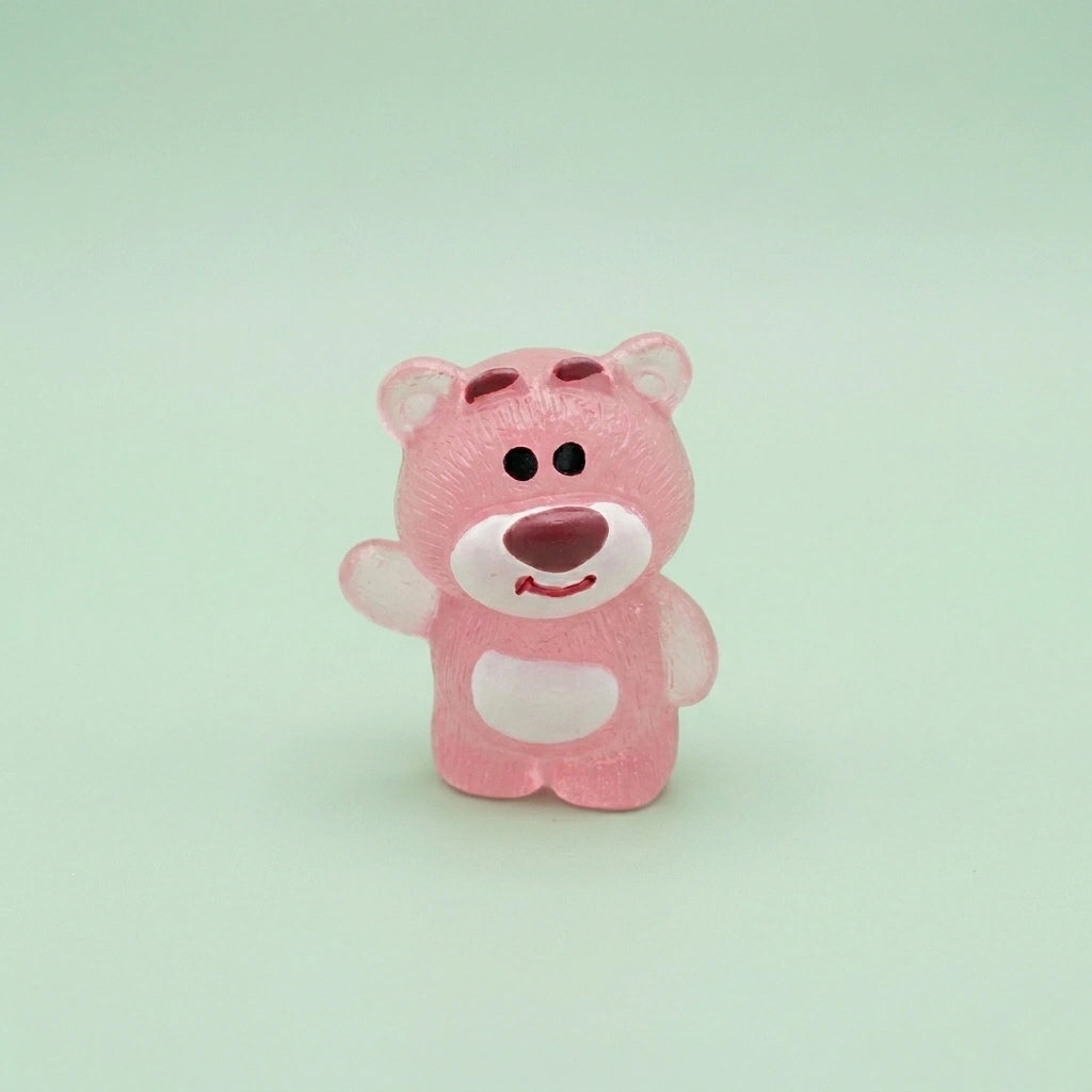 Miniature Glow Pink Bear Assorted (1pc)