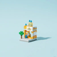 Sunny Juice Bar Street Shop Building Block (1Pc)