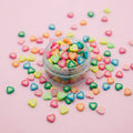 Miniature Polymer Clay Heart Fimo Assorted (10pcs)