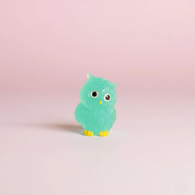 Miniature Glow Resin Owl Assorted (1pc)