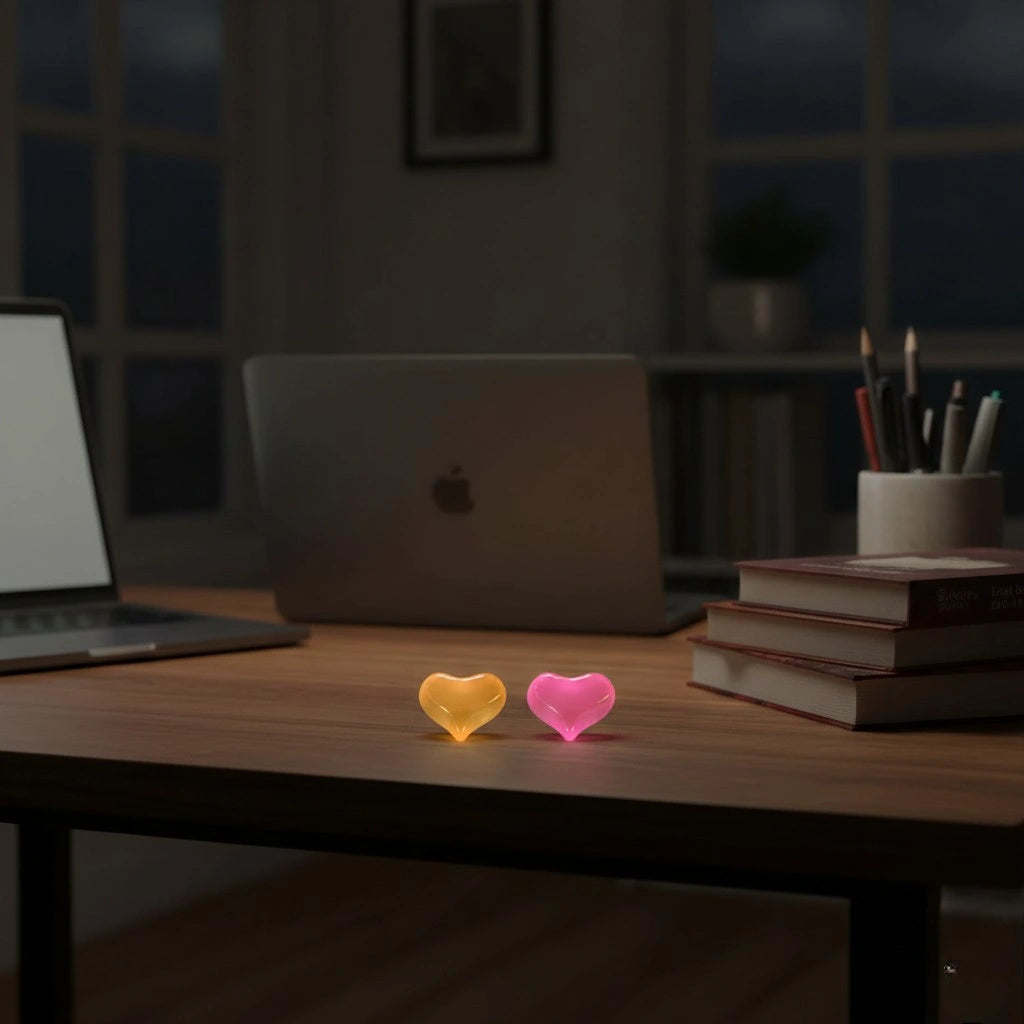 Miniature Glow Little Heart Assorted (1pc)