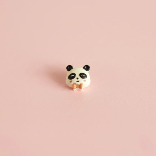 Miniature Panda Head (1Pc)