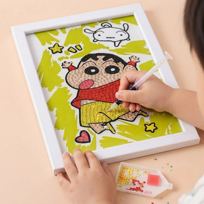 Jumping Shinchan Diamond Painting Kit (1Pc)