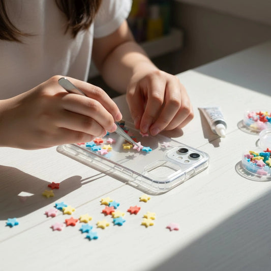 Miniature Polymer Clay Stars Assorted (10pcs)