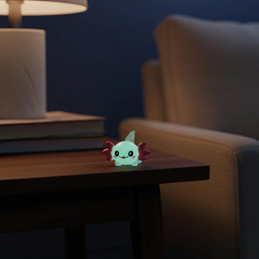 Miniature Glow Axolotl Fish Assorted (1pc)