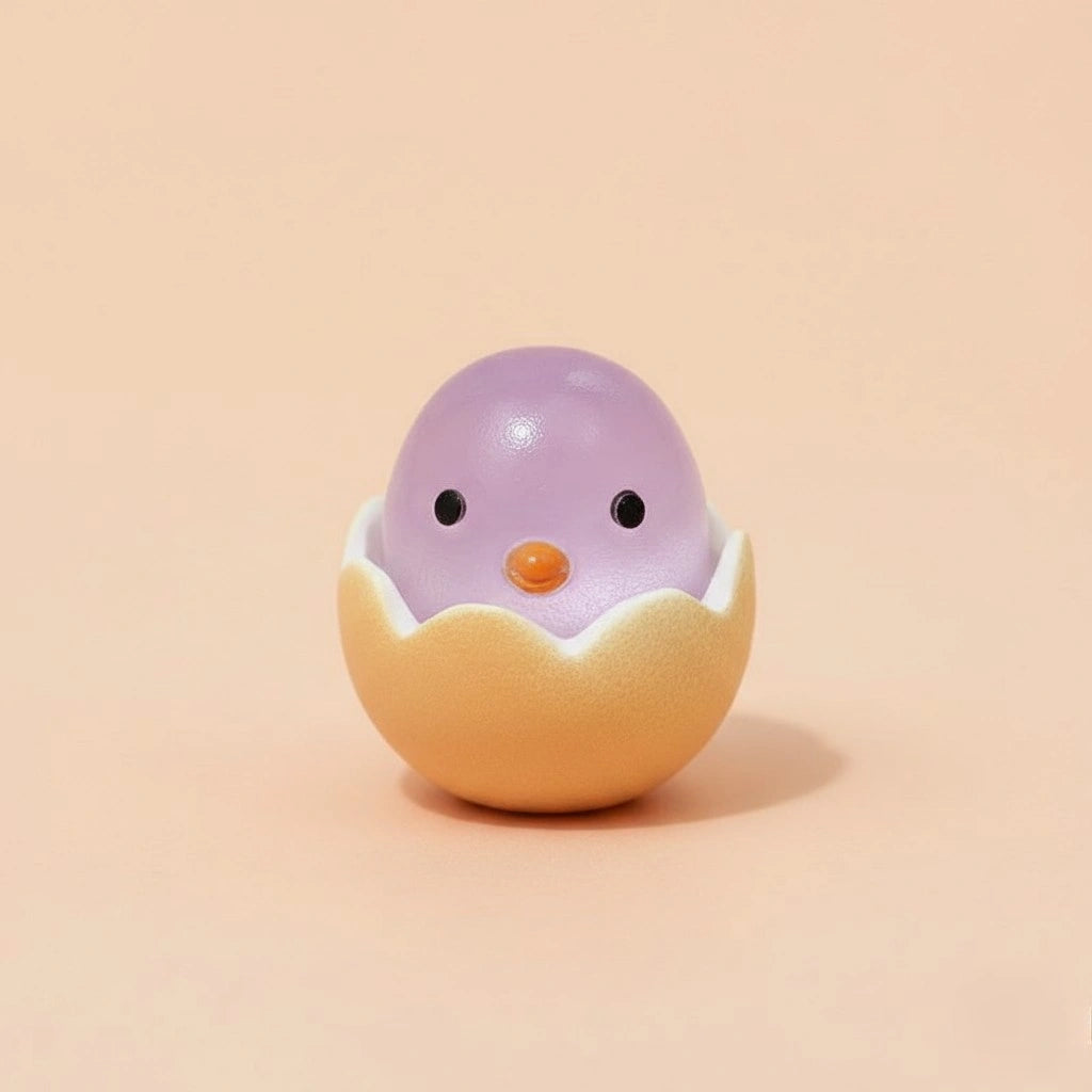 Miniature Resin Chicken Eggshell Assorted (1pc)