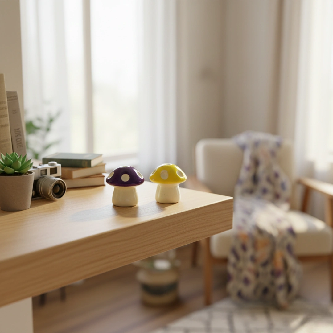 Miniature Mushrooms for Fairy Gardens (1Pc)