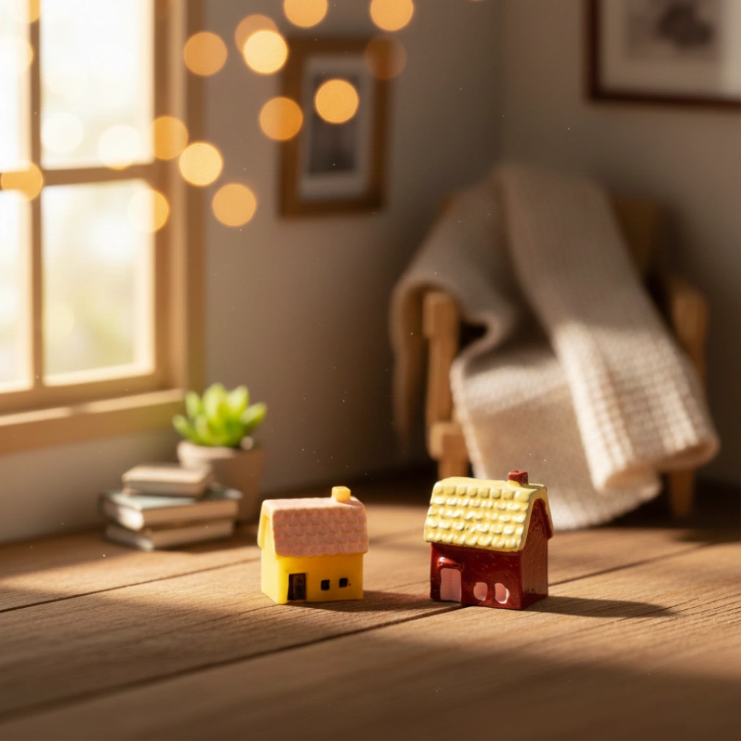 Miniature Resin House Assorted (1pc)