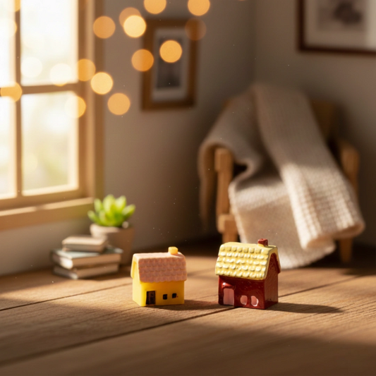 Miniature Resin House Assorted (1pc)