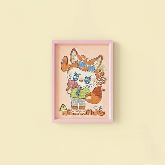 Labubu Rebel Diamond Art Painting Kit (1Pc)