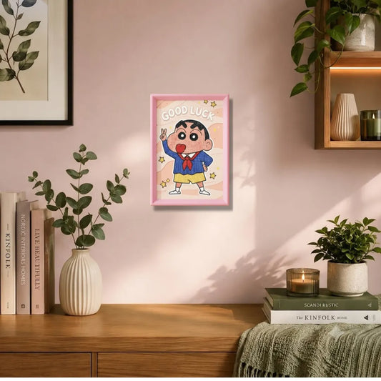 Good Luck Shinchan Diamond Painting Kit (1Pc)