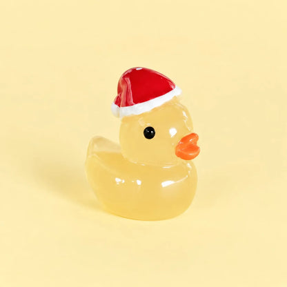 Miniature Glow Christmas Hat Duck Assorted (1pc)