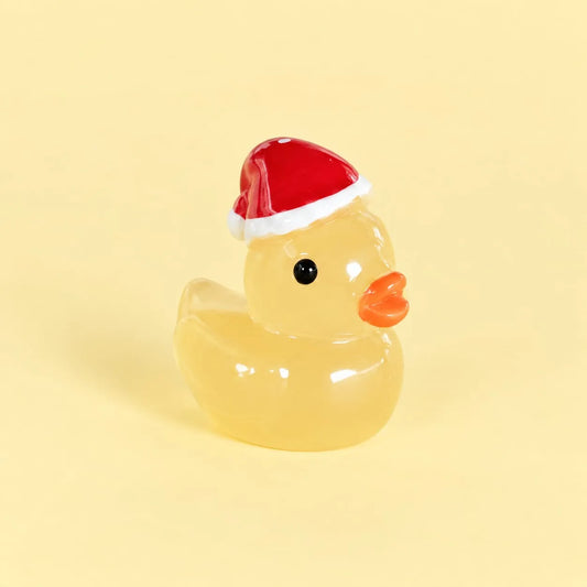 Miniature Glow Christmas Hat Duck Assorted (1pc)