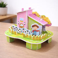 Happy Cow Yard 3D Puzzle (1Pc)