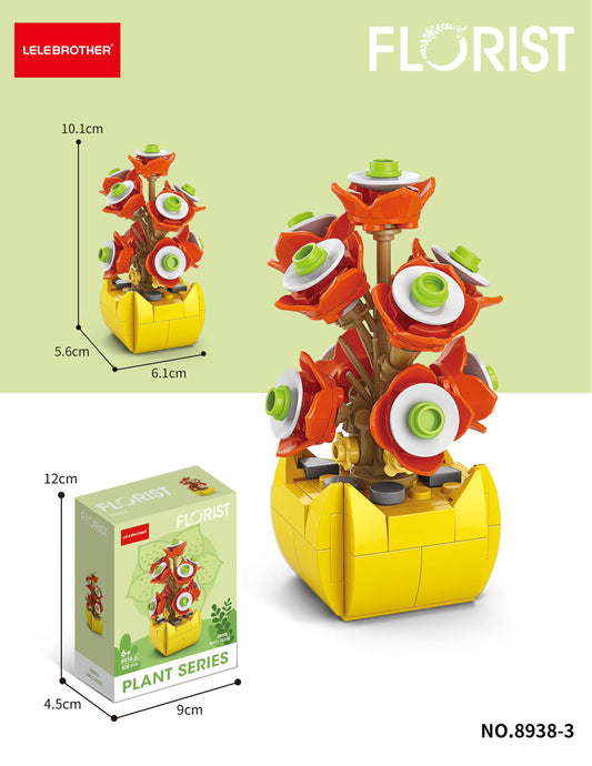 Model of a Sedum Spurium Building block set