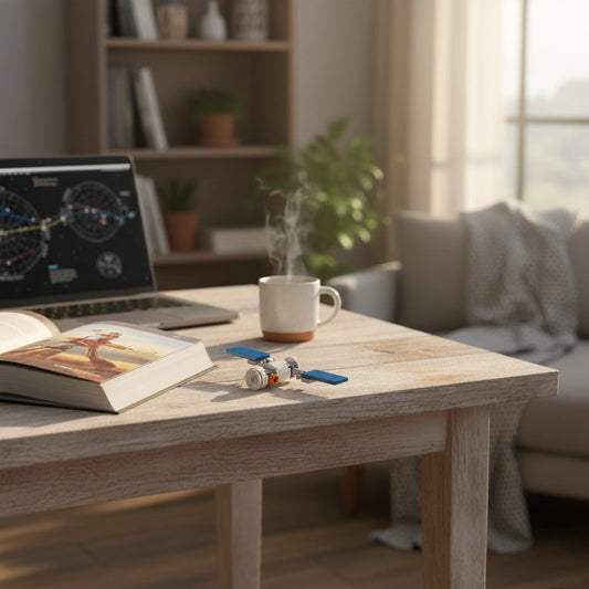 Deep Space Observation Module Building Block (1Pc) on the study table.