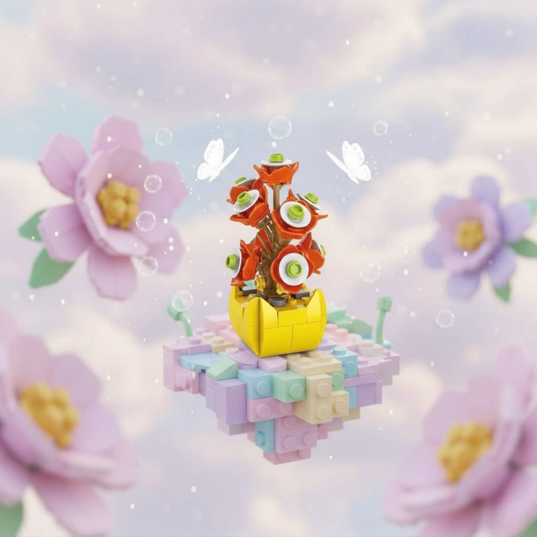 Small Ball Rose Building Block (1Pc)