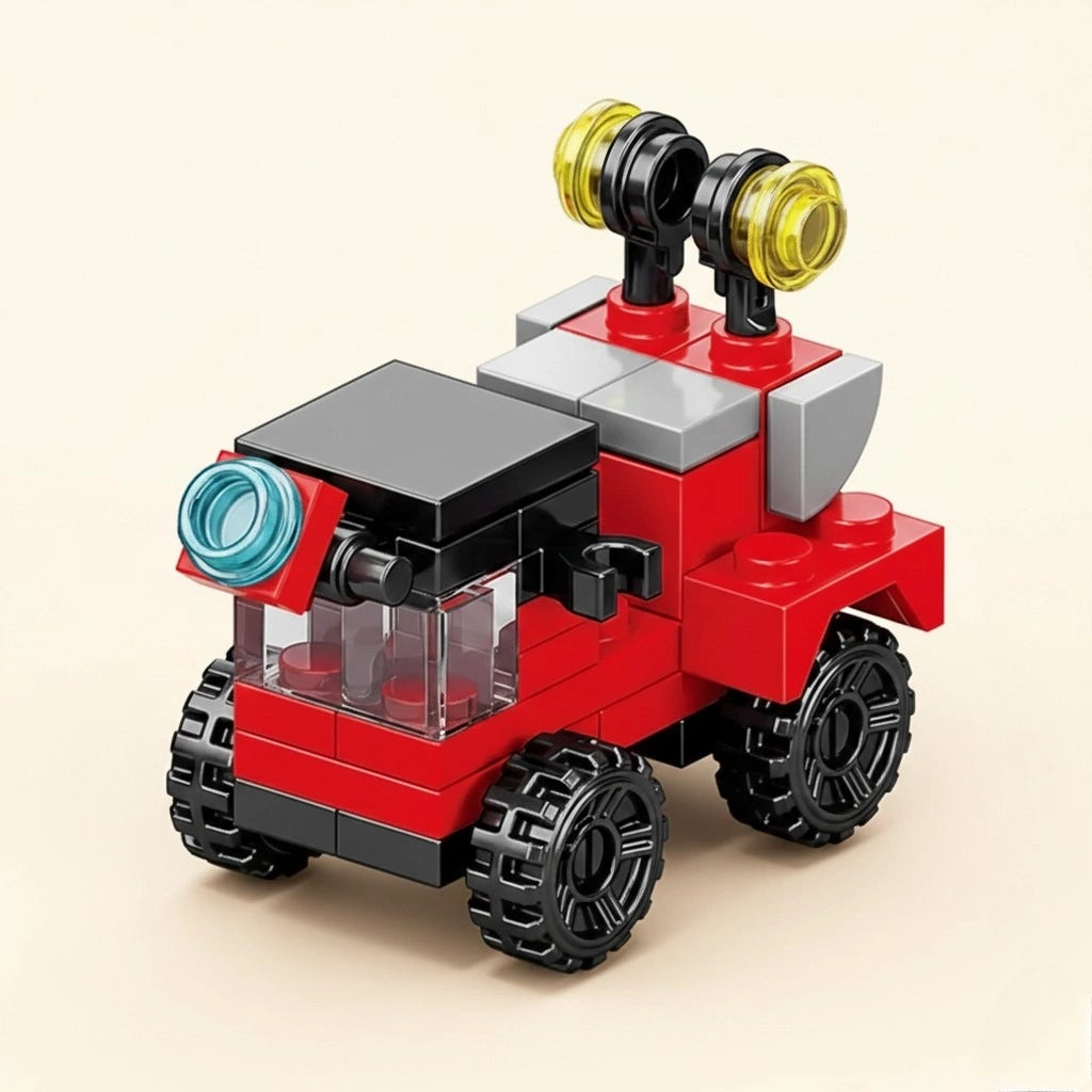 Exploration Vehicle Building Block (1Pc) on the light background.
