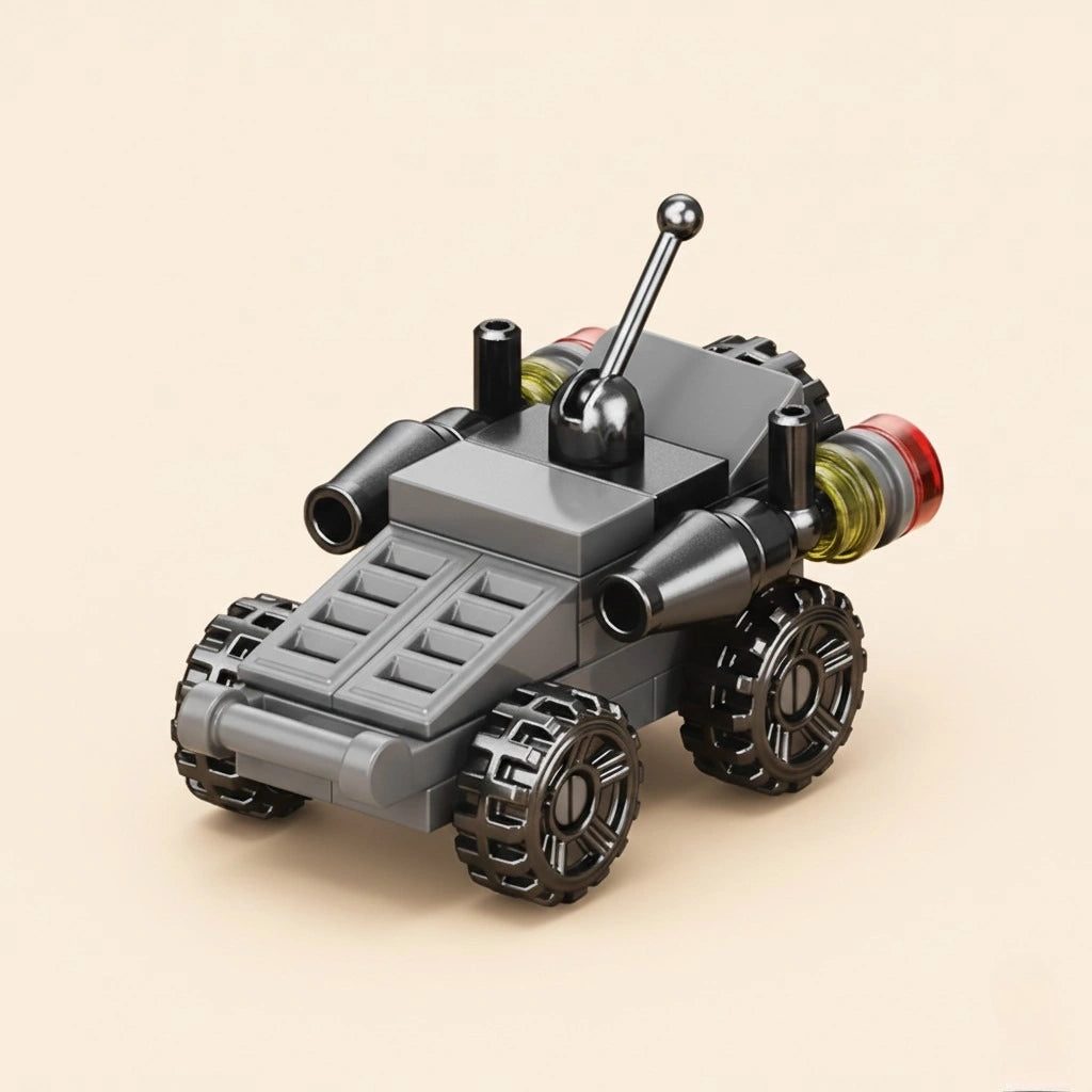 Armored Vehicle Building Block (1Pc) on the light background.