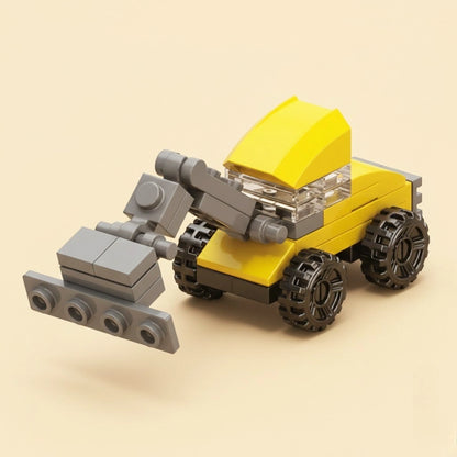 Excavating Machine Building Block (1Pc) on the light background.