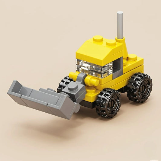 Bulldozer Building Block (1Pc)