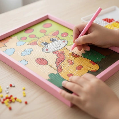 Happy Giraffe Diamond Art Painting Kit (1Pc)
