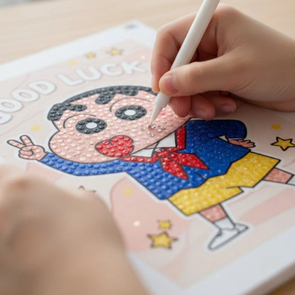Good Luck Shinchan Diamond Painting Kit (1Pc)