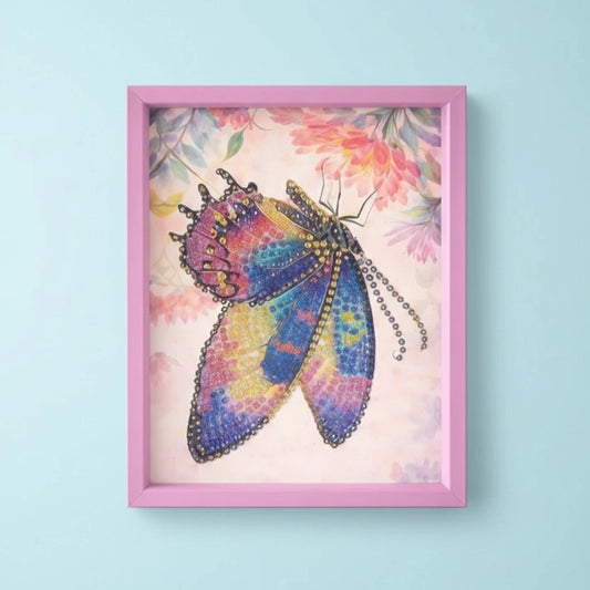 Jewel Butterfly Diamond Art Painting Kit (1Pc)