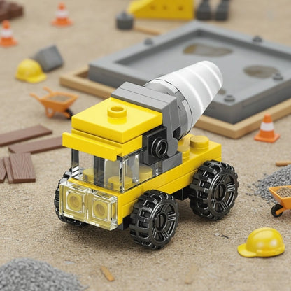 Concrete Mixer Building block (1Pc) displayed on the screen.