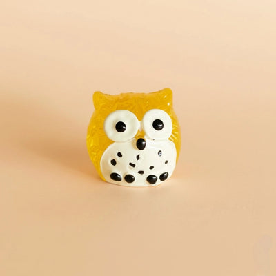 Miniature Glow Resin Owl Assorted (1pc)