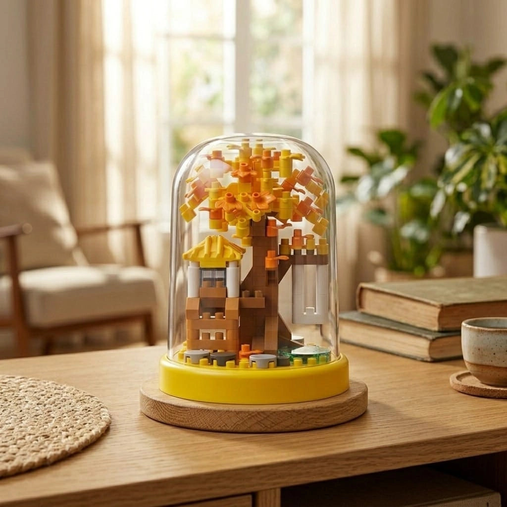 Autumn Golden Harvest Tree Building Block (1Pc)