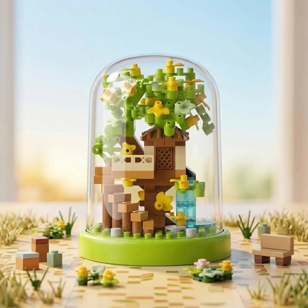 Summer Green Canopy Tree Building Block (1Pc)