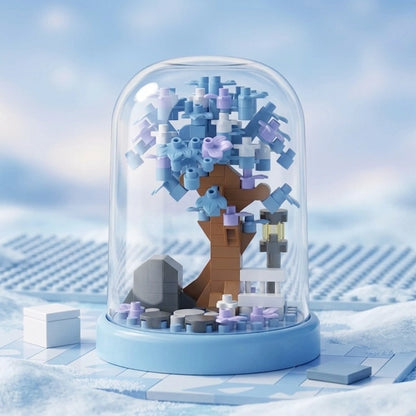 Winter Frost Blossom Tree Building Block (1Pc)