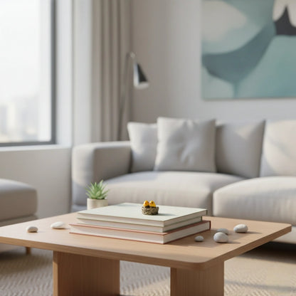 Miniature Bird Nest on the Desk.