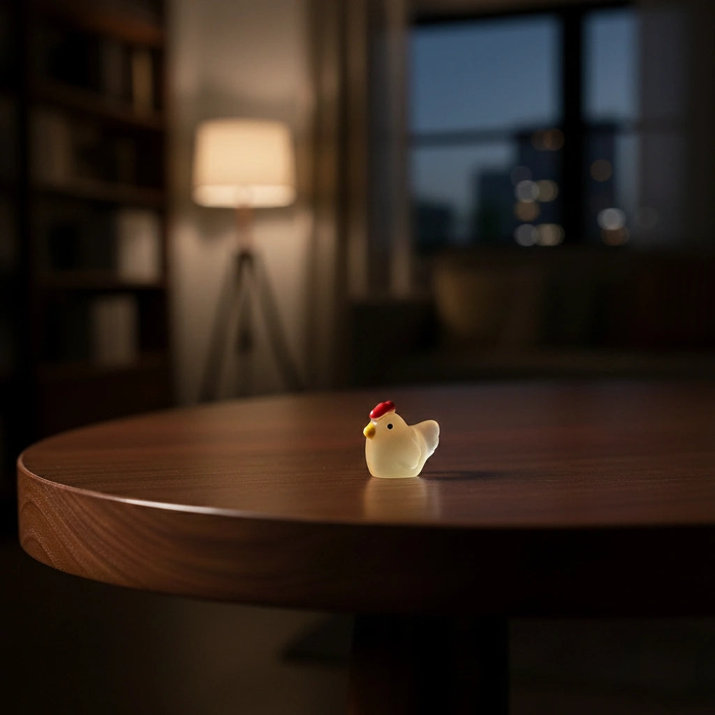 Miniature Glow Hen Assorted (1pc)